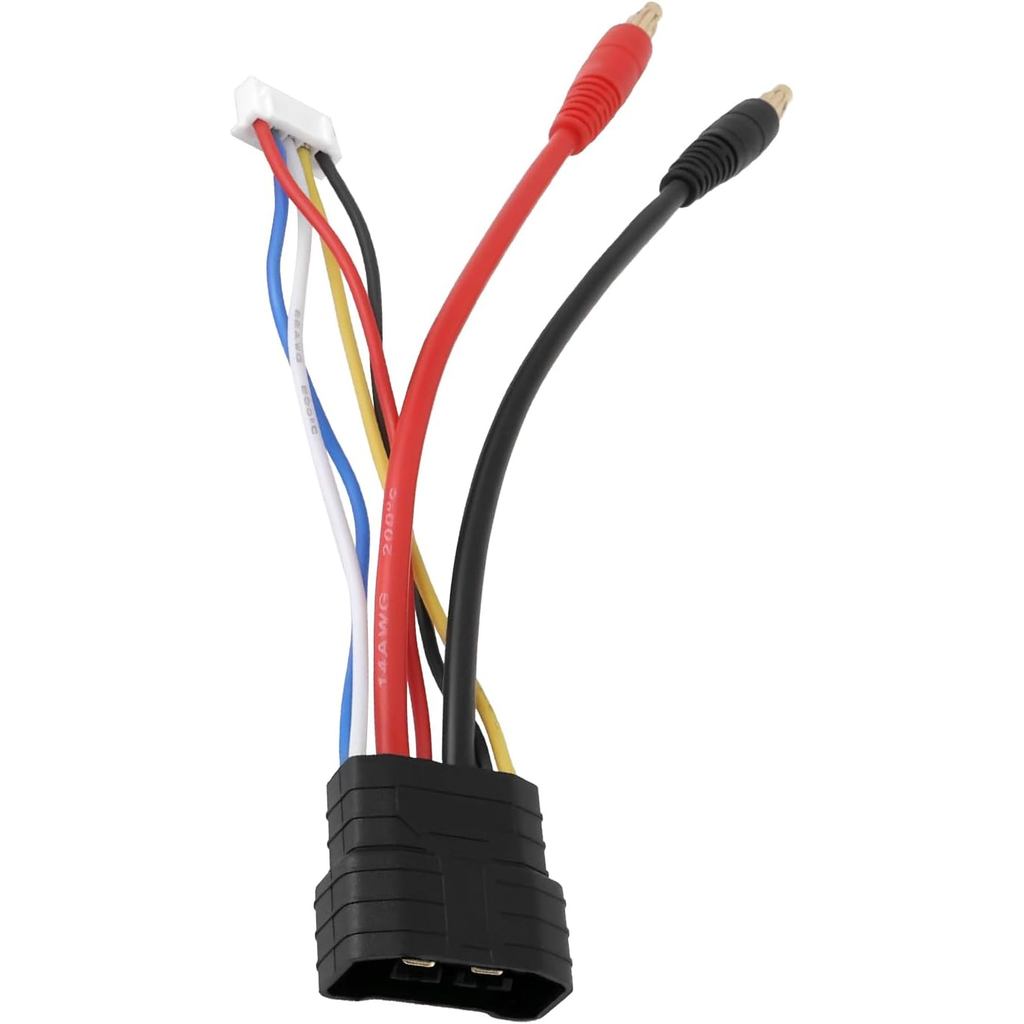 1x RC Car Lipo Battery Connector Cable Adapter 4S Hard-Case Battery Harness Connector với JST-XH Bal