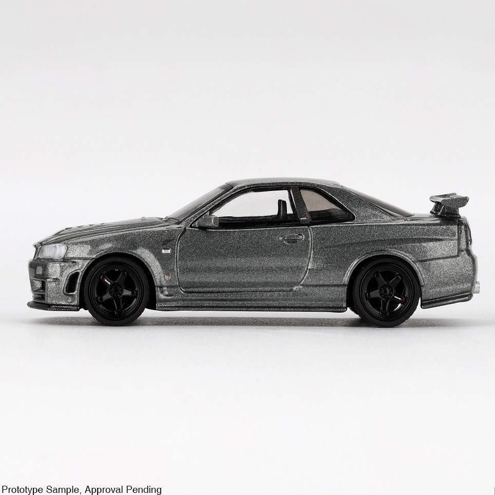 Mẫu xe hợp kim MINIGT 1: 64 # 1160 Nissan GTR Dark R34
