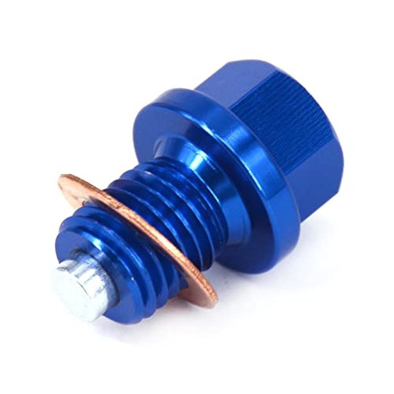 JOG RACING M10 x 1.25 Bu lông cắm thoát dầu từ tính có máy giặt niêm phong cho YZ125 / 125X / 250F /
