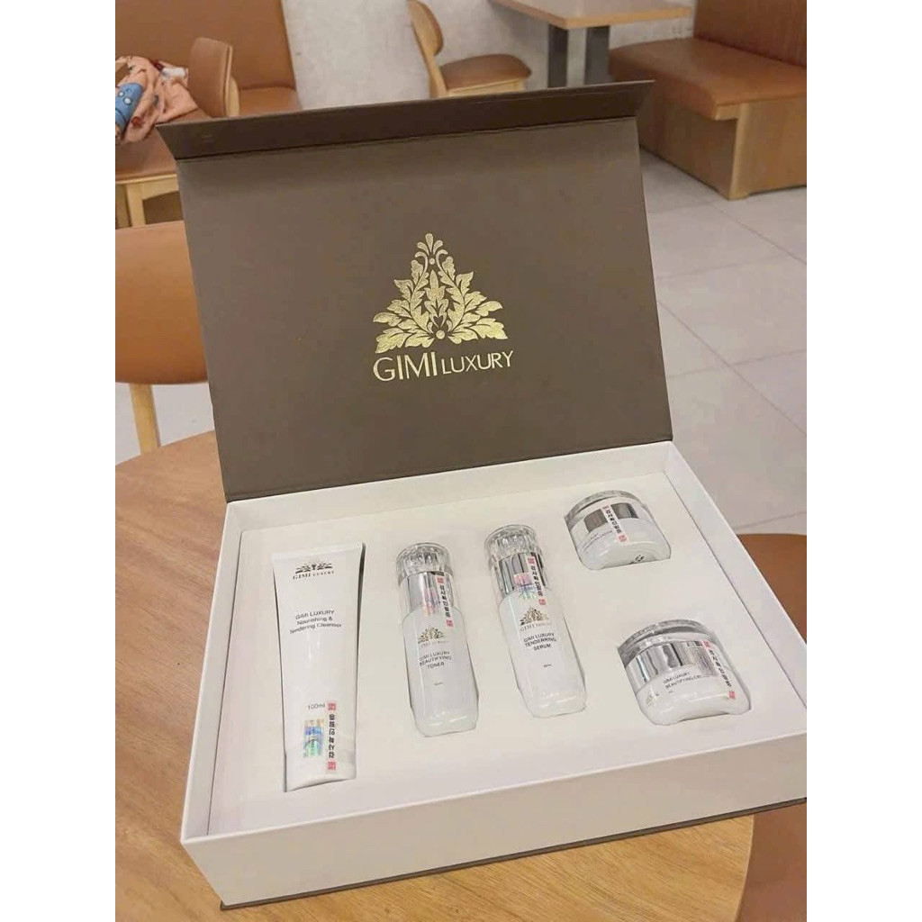 { Chính hãng 💯 } Bộ Mỹ Phẩm Kem Nám,Tàn Nhan GiMi Luxury Hàn Quốc Vỏ Trắng  mờ nám,trắng sáng
