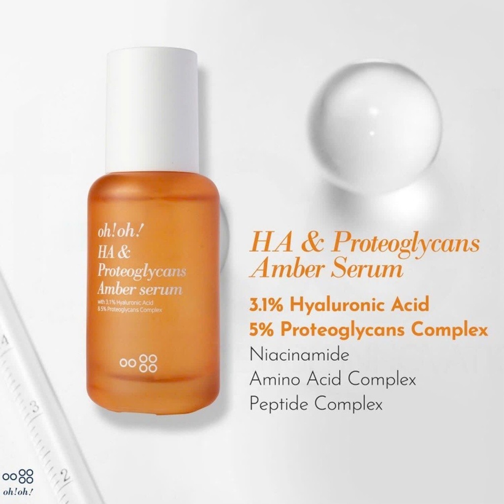 [HÀNG CÔNG TY] Tinh chất dưỡng Oh Oh HA & Proteoglycans Amber Serum