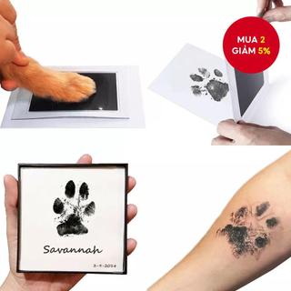 Bộ in hình Pet Paw, Tấm lót mực cảm ứng sạch sẽ với Bộ tem dành cho giáo viên & mèo Paw & Tạp chí dành cho văn phòng phẩm thú cưng DIY