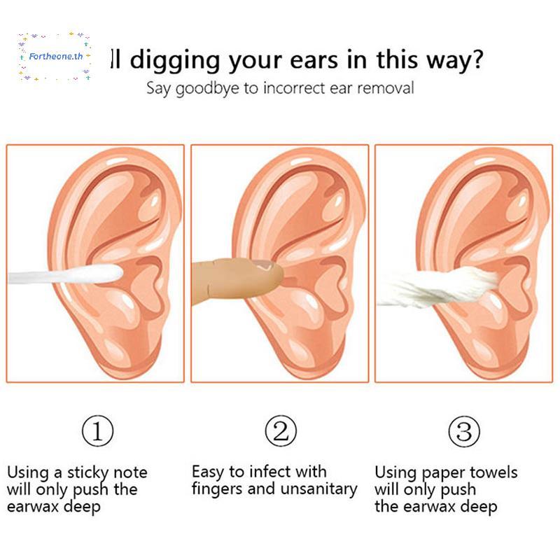 FOT Ear Wax Piers Cleaner Thép không gỉ Earpi Wax Remover Curette Care Ear Pi Cleaner Ear Cleaner Sp