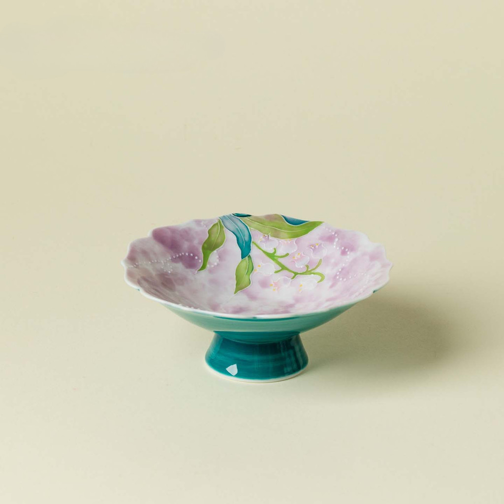 [Lily of the Valley Preface] Matte Purple Lily of the Valley Preface Giá đỡ cốc miệng hoa cao cấp Lò