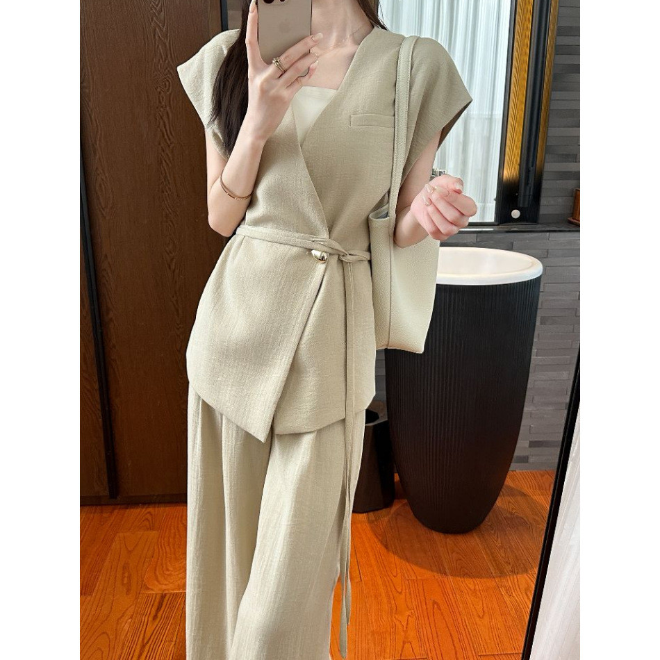 New styles for commuting fashion2026Young Style Office Suit for Women, Korean Style, Khaki Color, Hi