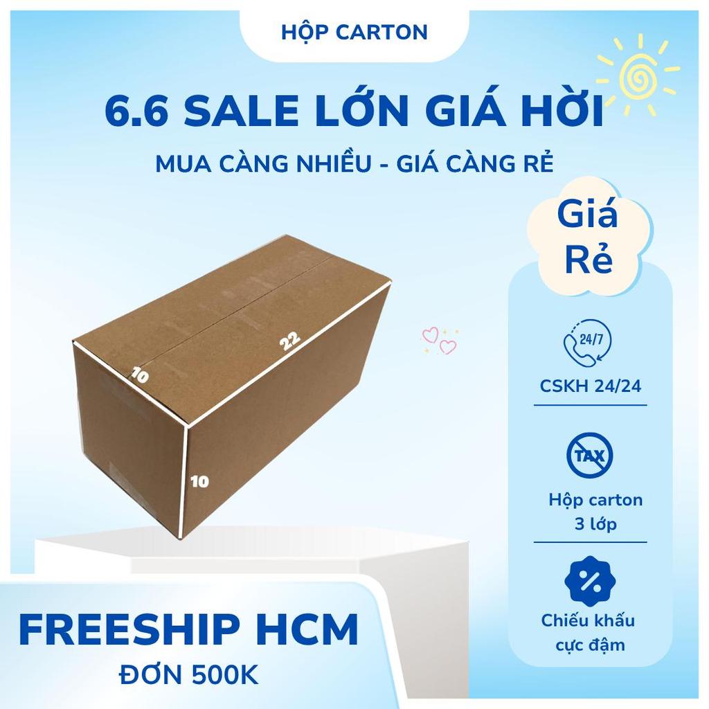 hộp carton 22x10x10 bộ 150 trơn cứng cáp