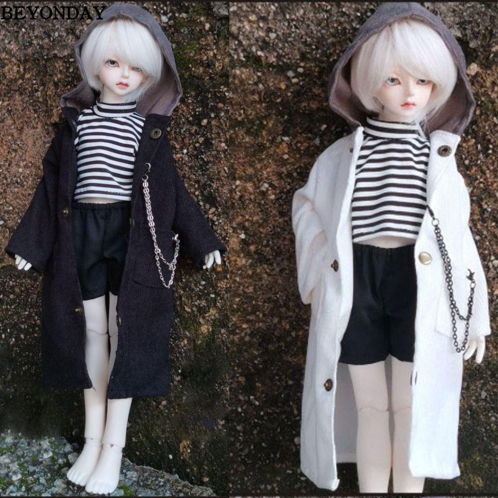Áo khoác thời trang BEYONDAY, có dây chuyền Handmake Doll Windcoat, Phụ kiện DIY chất lượng cao Quần
