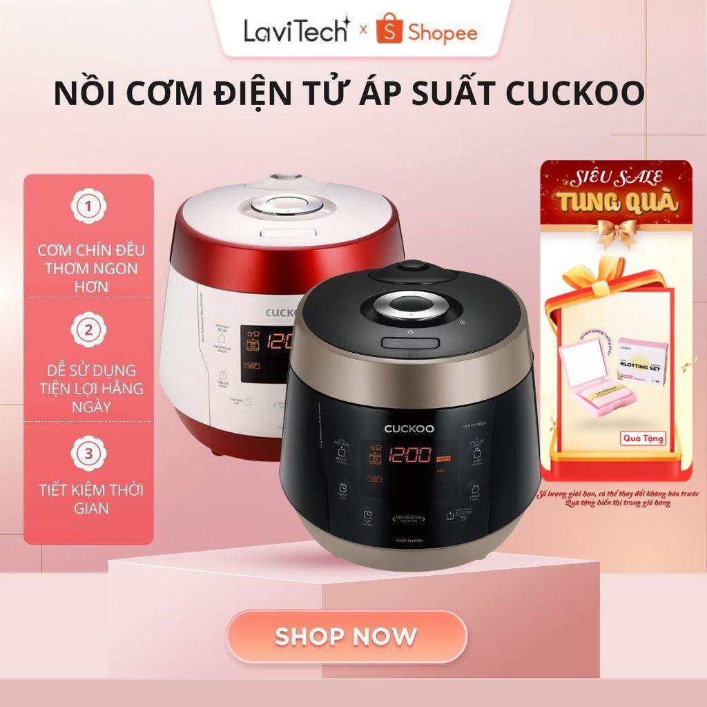 Nồi Cơm Điện Tử Áp Suất Cuckoo CRP-PK1000S/P2RDVNCV - CRP-PK1000S/BKCGVNCV  | BH chính hãng