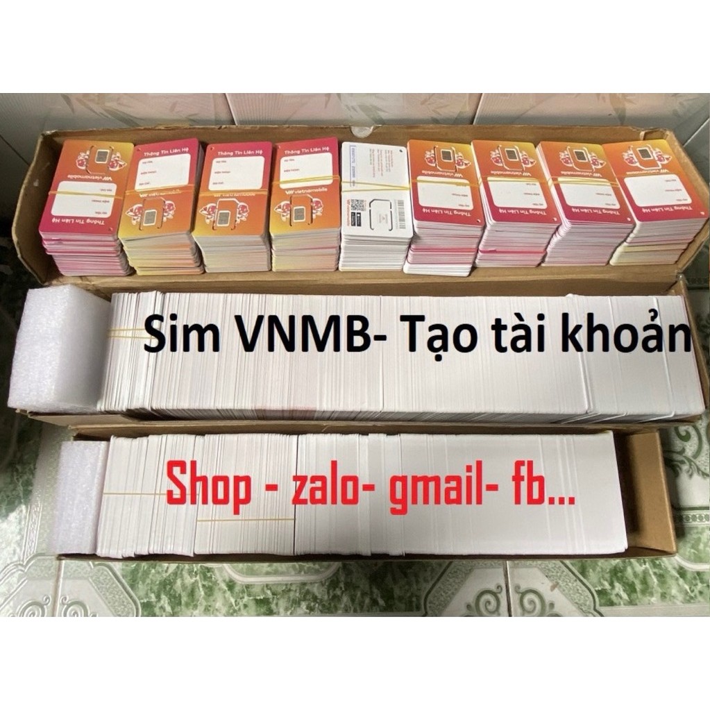 Sim vietnamobile tạo fb, zalo, gmail,sen ....nghe gọi vào mạng