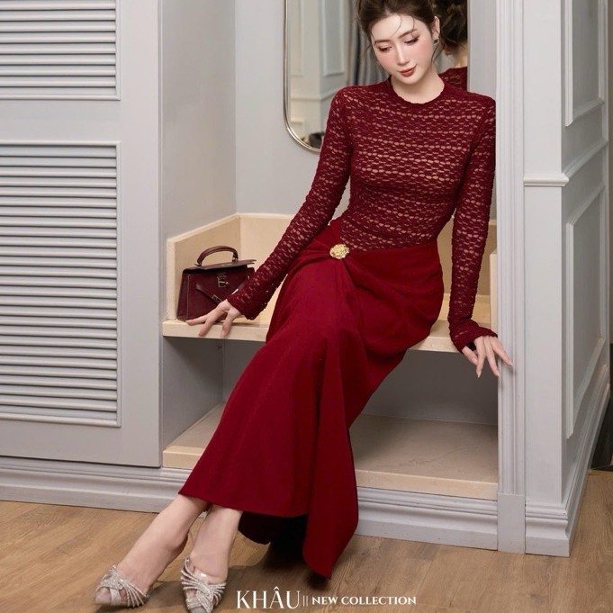 đầm body khâu design