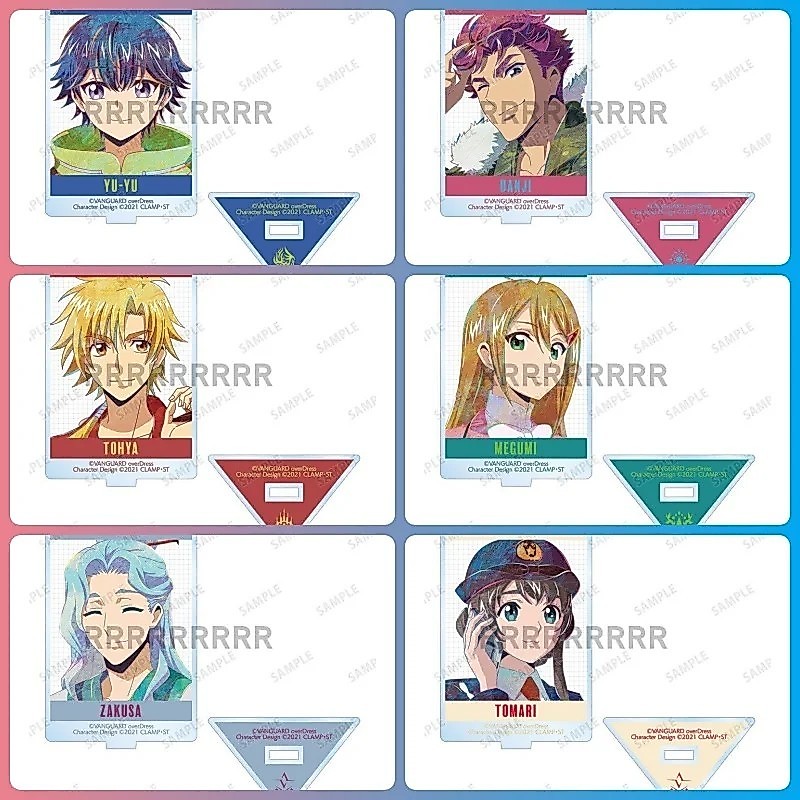 Mô hình Standee Cardfight Vanguard anime acrylic trang trí bàn học Cardfight Vanguard overDress móc 