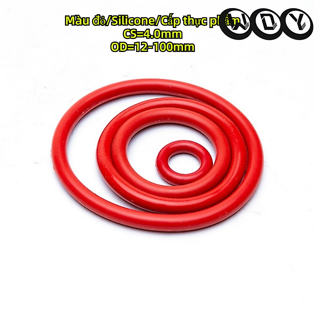 [SVN] Vòng chữ O đỏ CS4.0mm * OD12-100mm