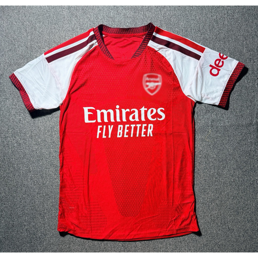 26 / 27 Arsenal Player Issue Home Football Jersey Nhanh Khô Thoáng Khí Pháo Thủ Bóng Đá Đồng Phục Na