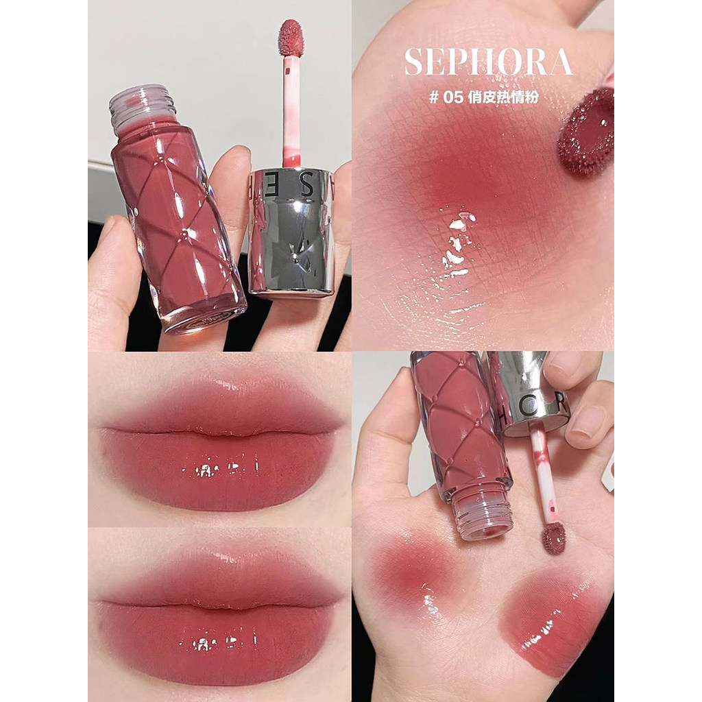 Sephora Sephora Son Bóng Volumizing Lip Gloss 02 05 07 Xịt Nước Dưỡng Ẩm Son Bóng 11 12