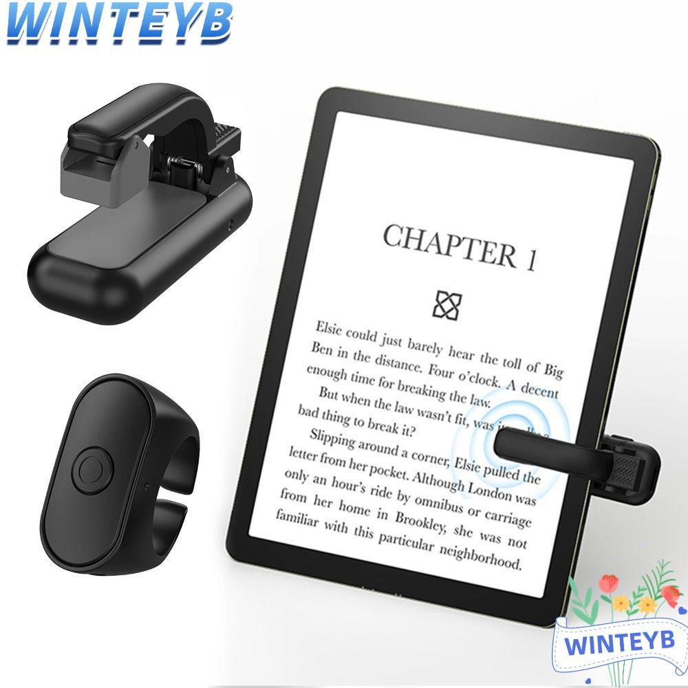 WINTEYB E-book Page Turner, ABS Nhẹ Trang Turner Remote, Remote 2 Trong 1 Record Triggers cho Kindle