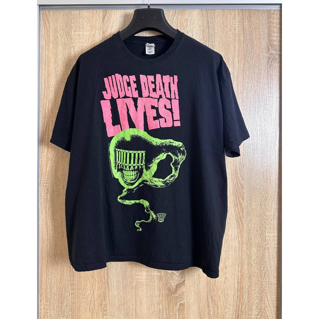 2026 Retro Judge Dredd Judge Death Label Áo thun phim truyện tranh