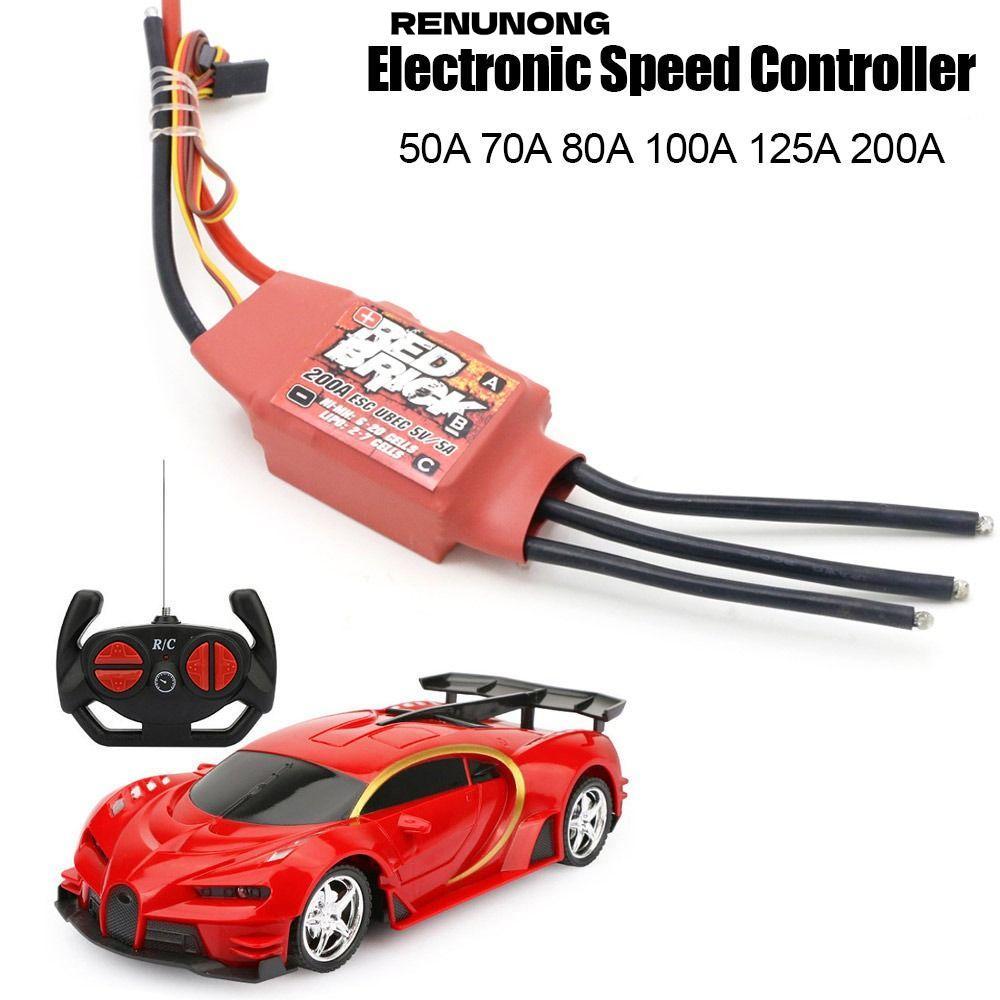 ESC không chổi than RENUNONG, Bộ phận RC 5V / 3A 5V / 5A Bộ điều khiển tốc độ điện tử, bền 50A 70A 8