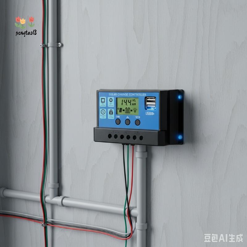 Bộ điều khiển sạc năng lượng mặt trời pengtao13 Bảng điều khiển năng lượng mặt trời 10A / 30A Bộ điề