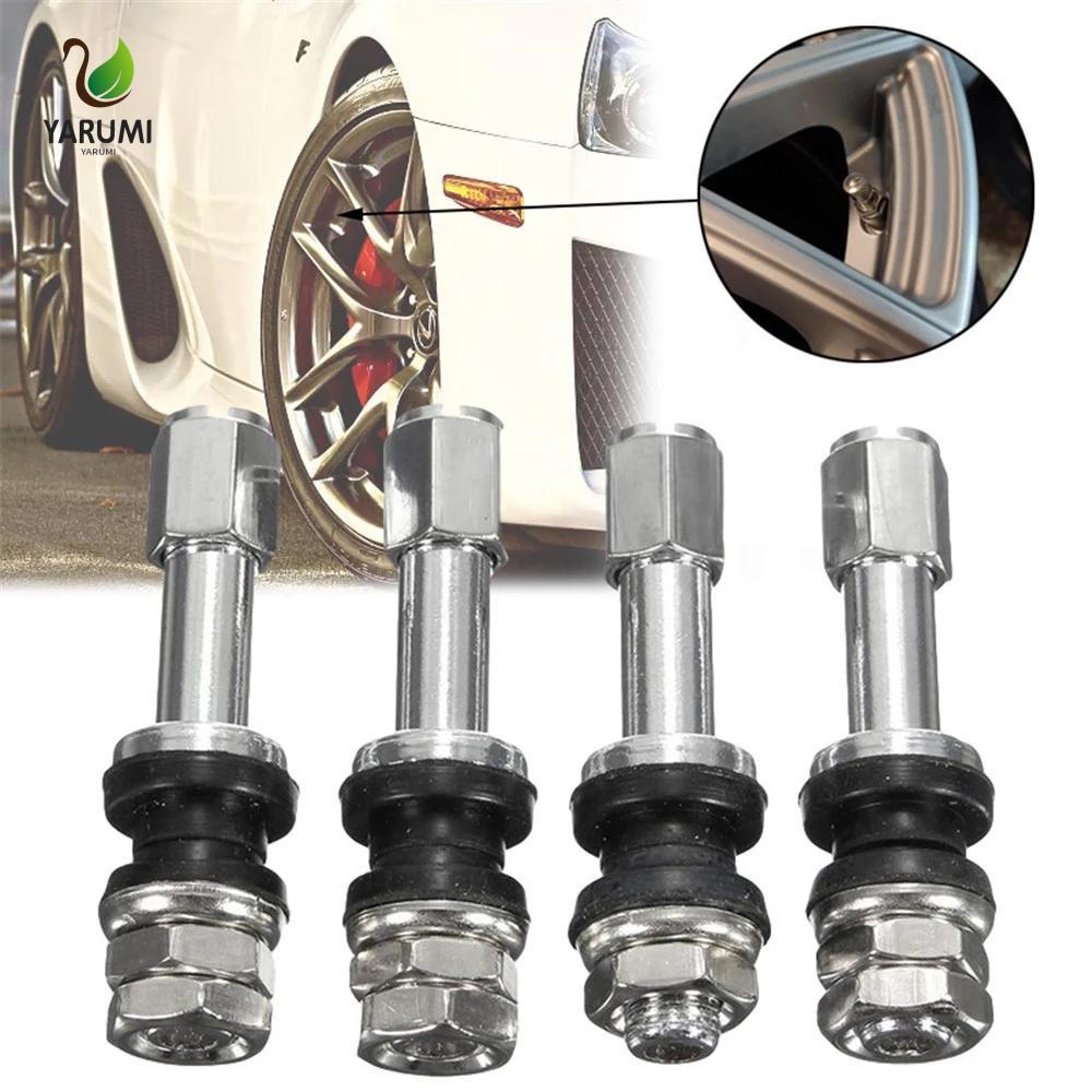ALISON TR48E 4 Chiếc Xe Đạp Đen Không Ống Kim Loại Xe Máy Van Mũ Bụi