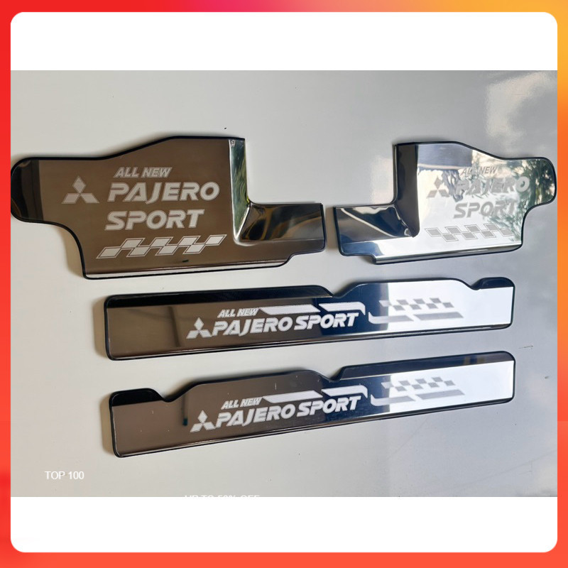 . ☘️PAJERO☘️ Ơp chống trầy phần bước chân lên xuống bằng nhựa 4 cửa xe  Pajero sport 2008-2024