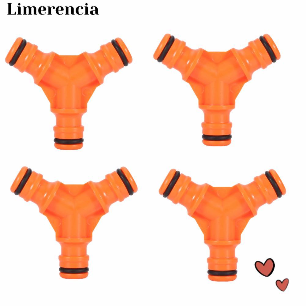 Đầu nối ống LIMERENCIA, Bộ chia ống thiết kế hình chữ Y ABS, Đầu nối kết nhanh 3 chiều bền bỉ G3 / 4