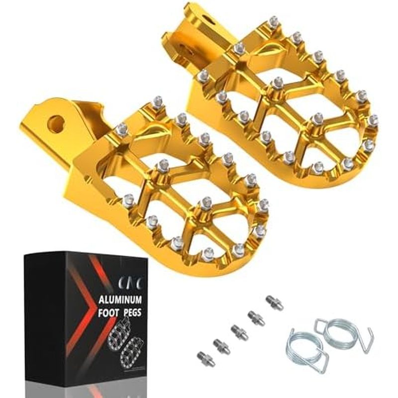 JFG RACING Dirt Bike Foot Chốt có lò xo, 7075 Nhôm CNC Footpegs Bàn đạp còn lại cho Surron Light Bee
