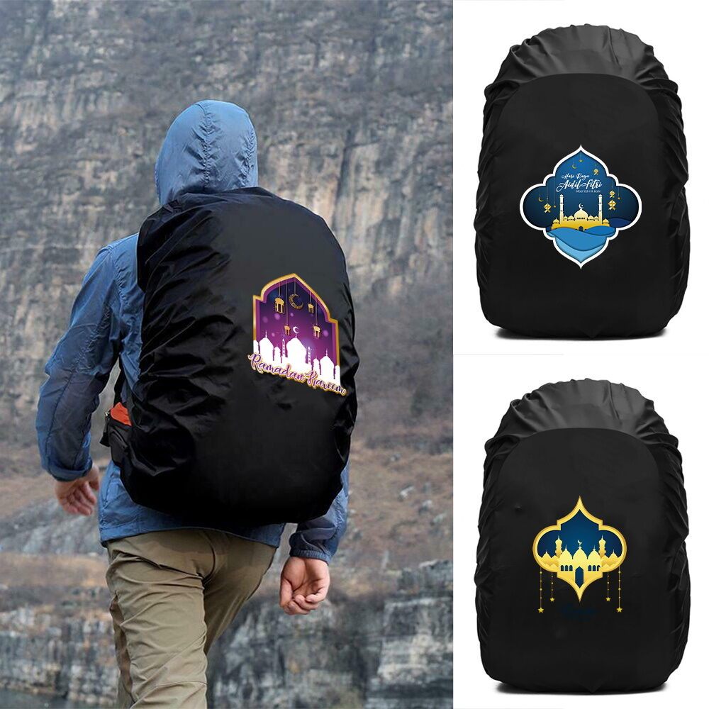 Woman's & Man's Backpack rain cover Premium Compact Baggage cover Protect the backpack Muslim's Holy