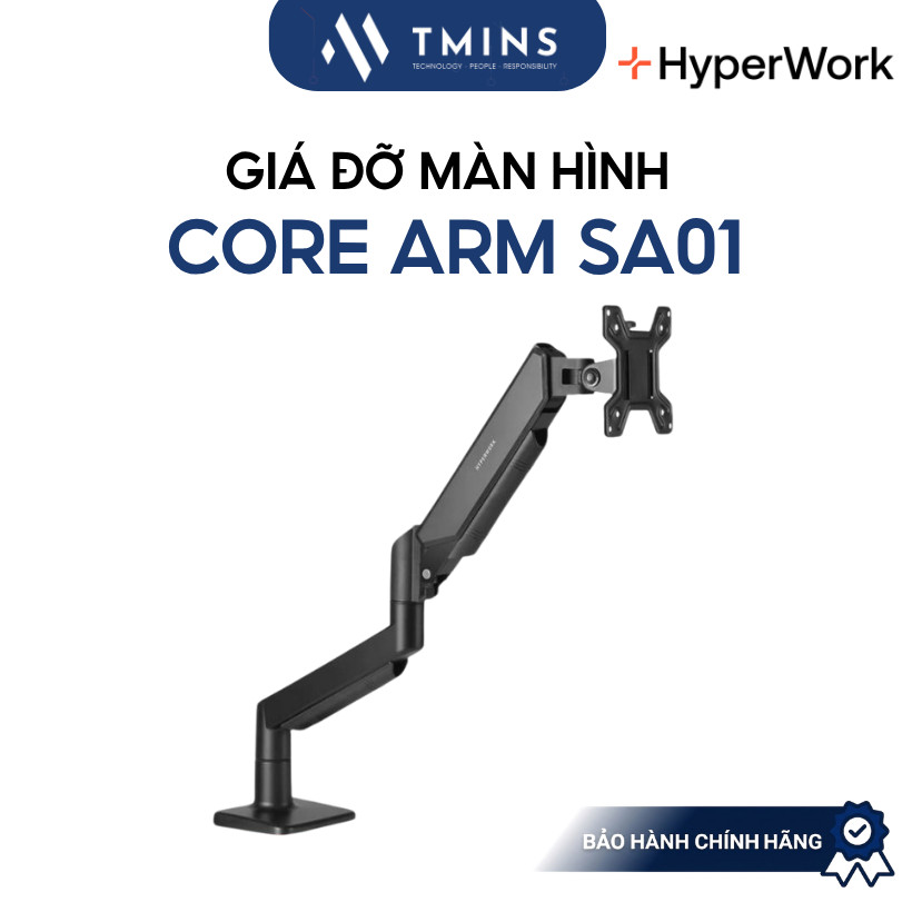 ARM / Giá đỡ màn hình HyperWork Core Arm SA01 - Bảo hành Chính Hãng
