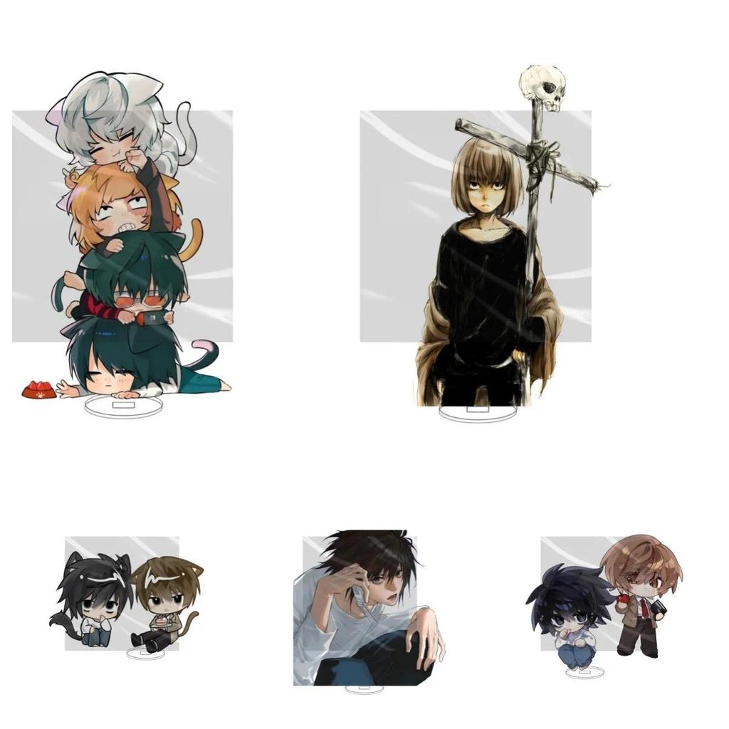 Anime DEATH NOTE mô hình stdandee Móc khóa Model Cosplay Characters Ornament Accessories Goods mica