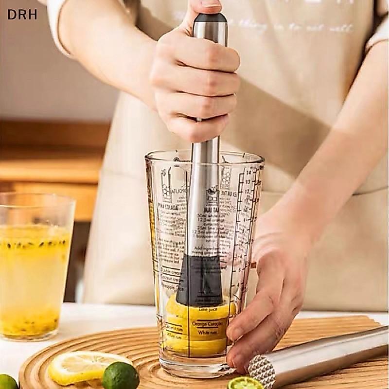 DRH Heavy Duty Ice Hammer Cotail Muddler Máy Nghiền Trái Cây Cho Thanh Uống Trộn Barware Bartender T