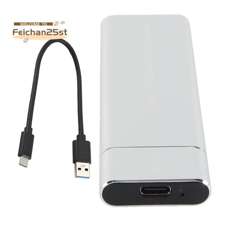 M.2 NVMe SSD Vỏ Adapter 10Gbps USB C 3.1 Gen2 NVMe Vỏ Bên Ngoài NVMe Đầu Đọc NVMe NVMe Vỏ Bạc