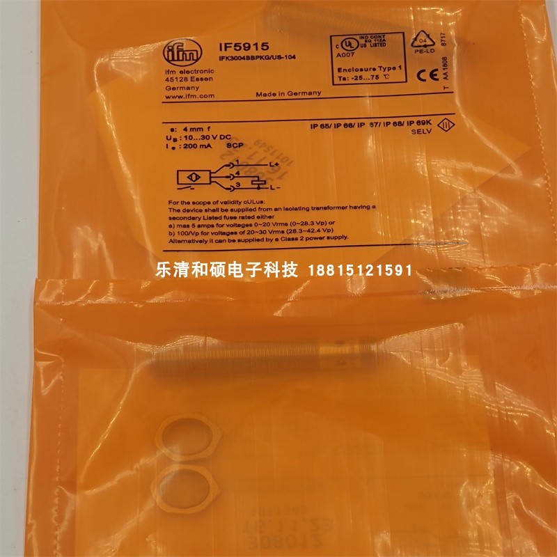 Công tắc tiệm cận IF5904 IF5905 IF5906 IF5909 IF5915 IF5925 Cảm biến hoàn toàn mới