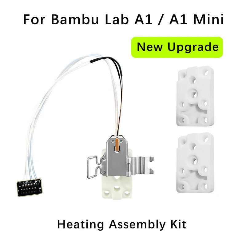 HB Cho Bambu Lab A1 Hotend Sưởi Hội - A1 Series Nâng Cấp Zirconia Bambulab A1 Mini Hotend Gắn Phụ Ki