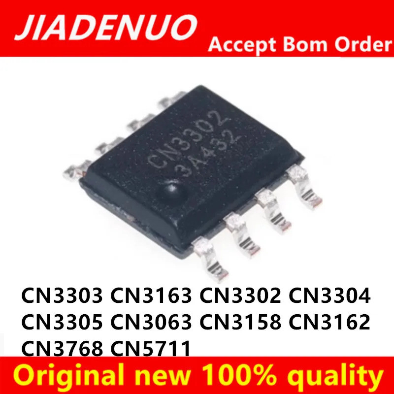 5 CÁI CN3302 CN3303 CN3304 CN3305 CN3063 CN3158 CN3162 CN3163 CN3768 CN5711 sop8 Chip ic
