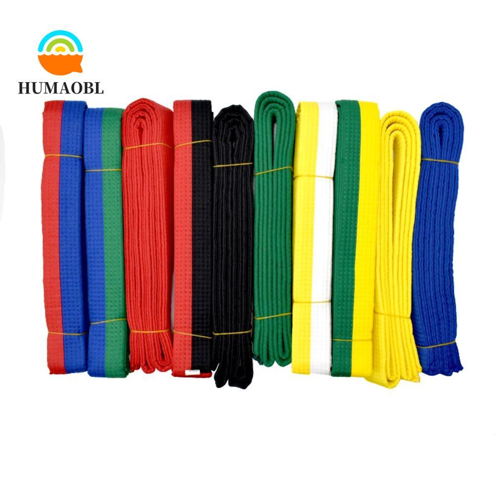 Băng tiêu chuẩn HUMAOBL sudo Jiu jitsu, Đai Taekwondo đồng phục 2.2 / 2.8M, Đai thể thao Đen / Đỏ / 
