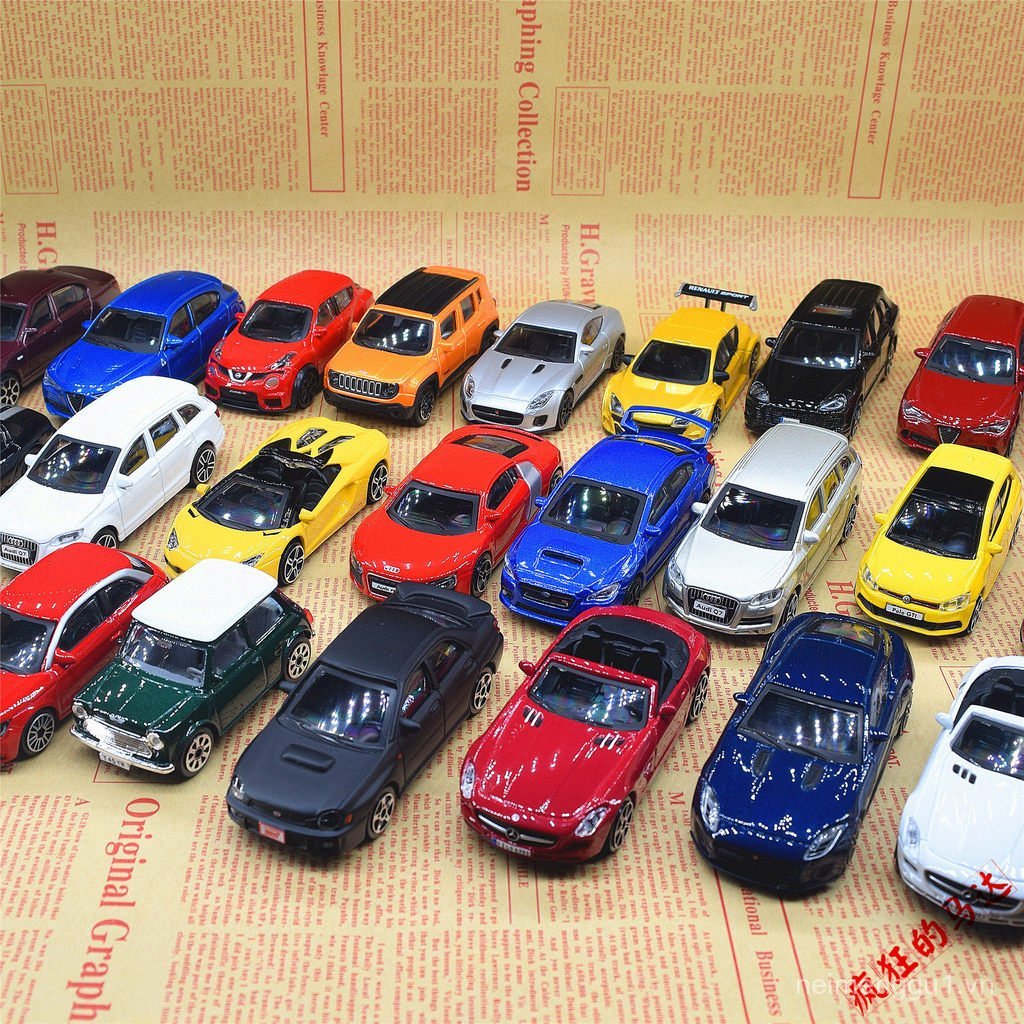 1: 43 Audi 8 BMW 5 Series Porsche Cayenne Mercedes-Benz Dodge Dodge Viper Volkswagen Xe Mô Hình Đồ C