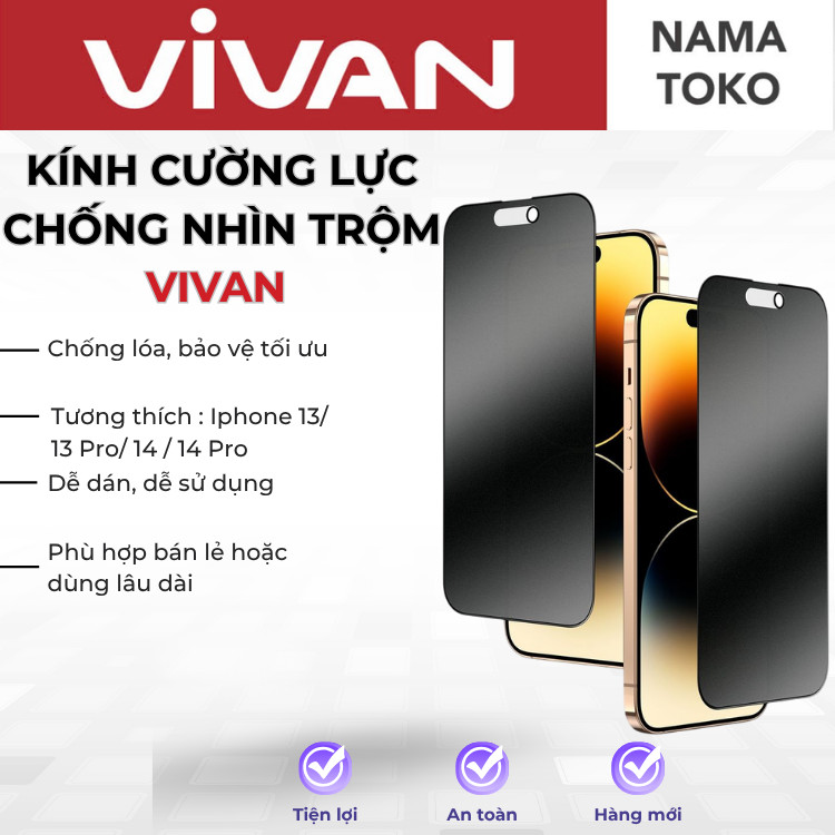 Kính cường lực cho iPhone 14/13/13 Pro (5pcs/box)