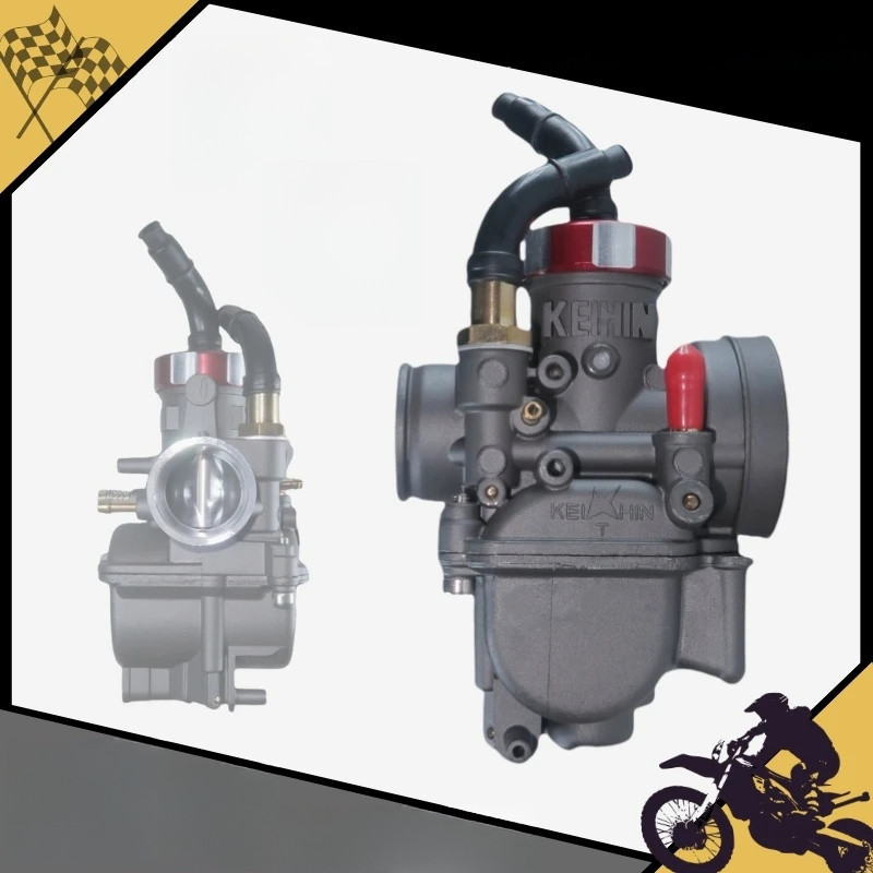 Bộ chế hòa khí xe máy 24mm cho DASH NSR125 KX80 KX100 KX125 DIO NSR 50-125CC 2 / 4-Stroke Pi