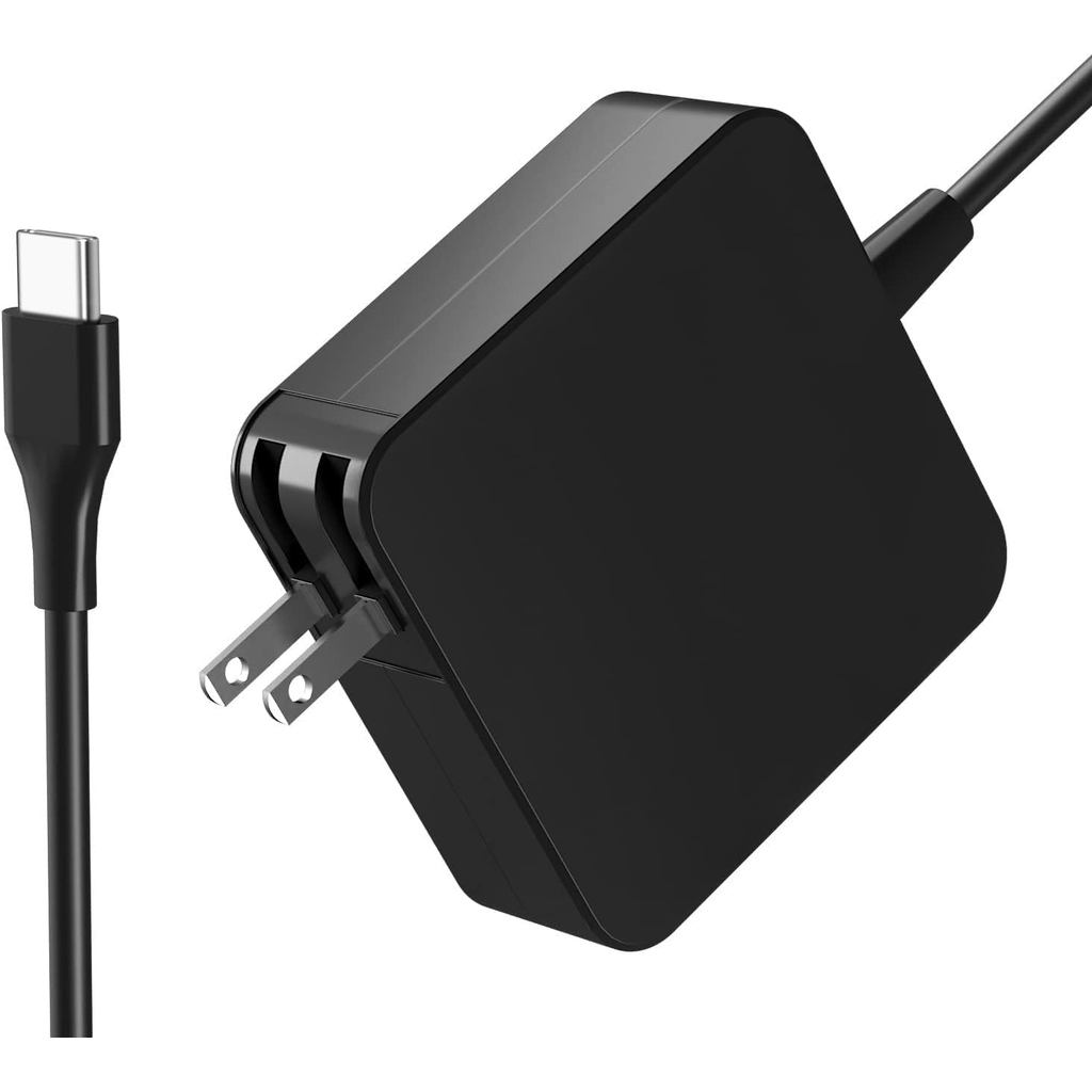 Bộ chuyển đổi nguồn USB C 65W, Bộ sạc nhanh tường Fiattigear Type C Power PD Tương thích với MacBook