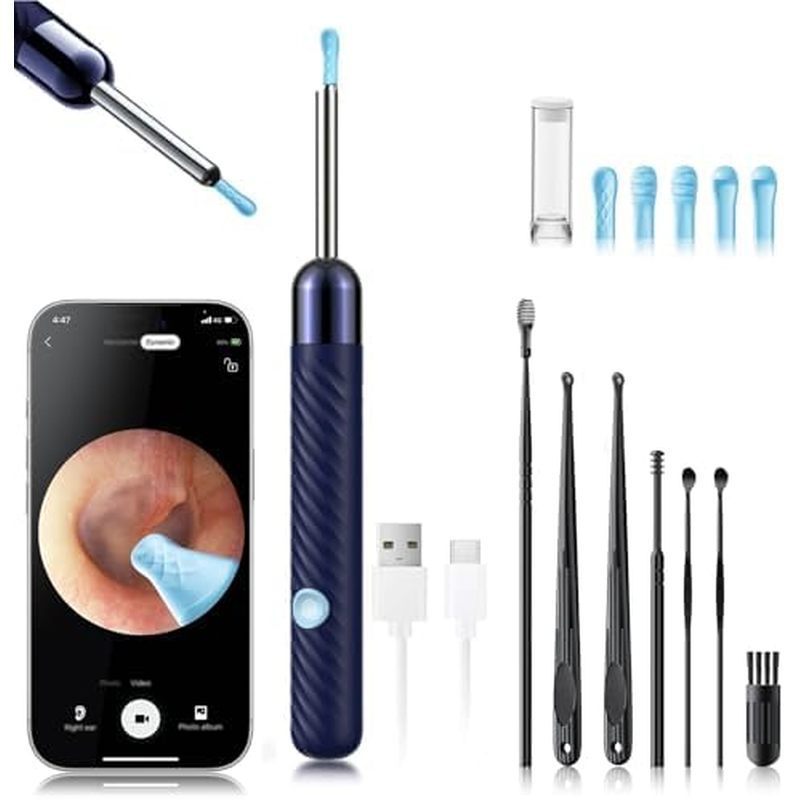 Bộ Camera 1080P Đủ Điều Kiện - 7 Dụng Cụ Loại Bỏ & Tẩy Tai - Bộ Dụng Cụ Làm Sạch Tai HSA - FSA Có Th
