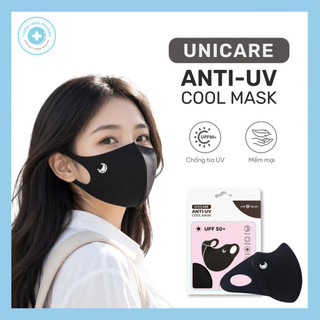 Khẩu Trang Chống Nắng Anti UV Unicare - Khẩu Trang UPF 50+ Chống Tia UV Chất Liệu Vải Lạnh Cao Cấp, Thoáng Mát