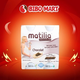 [MALL] Sữa bầu Matilia vị sô cô la lốc 4 hộp - Bổ sung dưỡng chất cho mẹ và bé