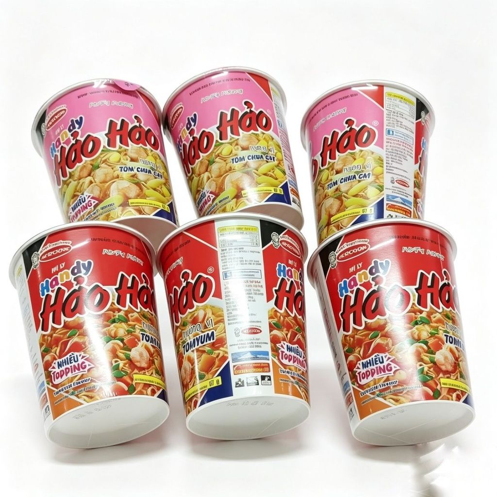 Việt Nam haohao Mì mi haohao ly Nguyên hộp 24 cốc Mì ăn liền Mì giòn Mì ăn liền 67g LS6126 @