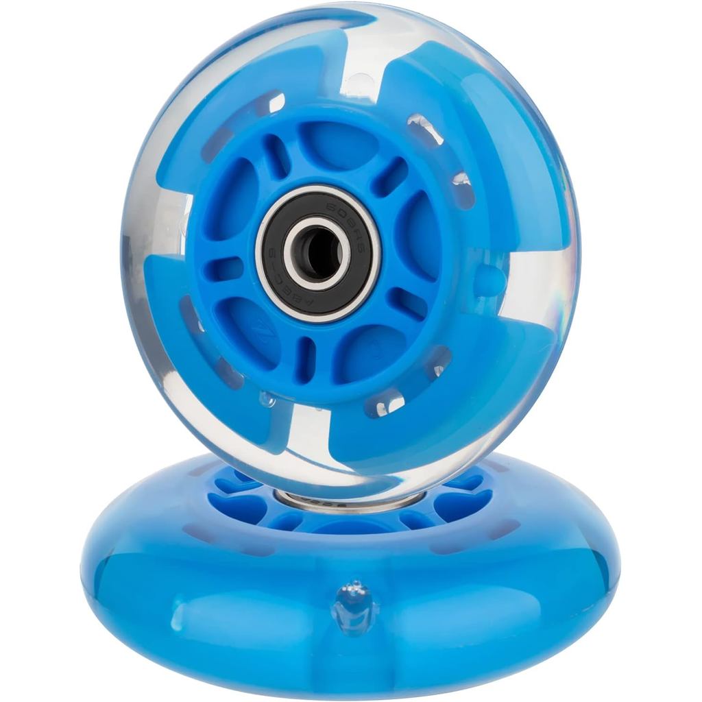AOWESM 80mm Light Up Scooter Wheels Flashing 3-Wheel Kick Scooter Bánh xe thay thế phía sau cho Kick