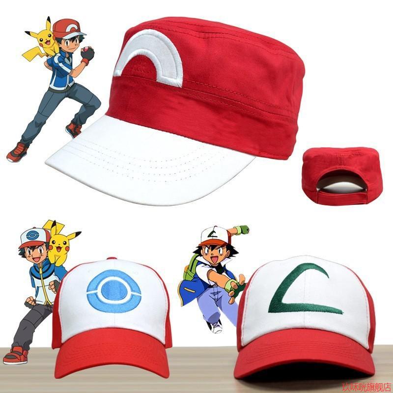 Mũ Chống Nắng Pokémon Nam Nữ Pokemon Mũ Bóng Chày Hoạt Hình Xiaozhi Cùng Phong Cách Mũ Đạt Đỉnh Mũ