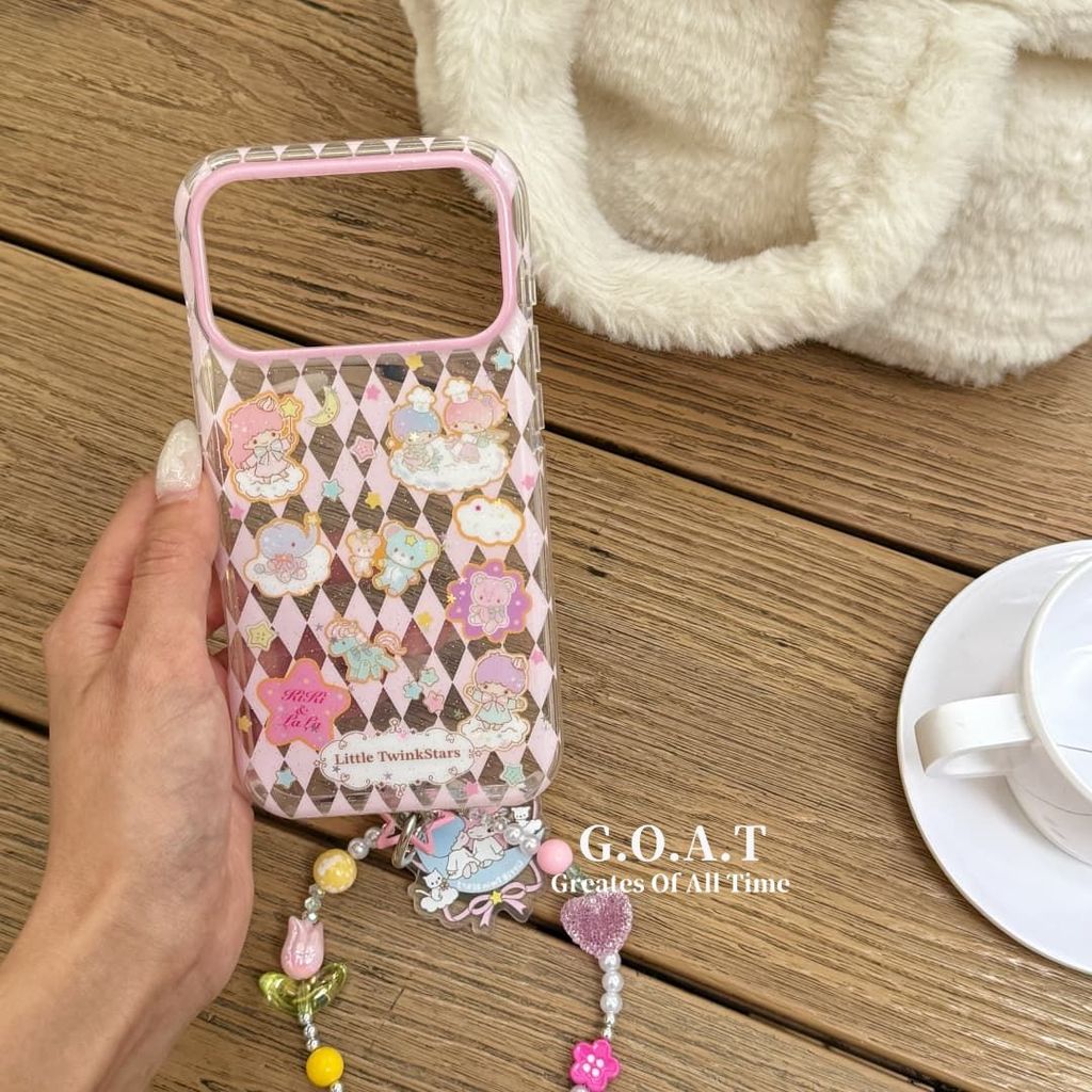 Vỏ mặt dây chuyền G.O.A.T Gemini + thích hợp cho iPhone 17 pro max iPhone 17 16 15 pro max chống sốc