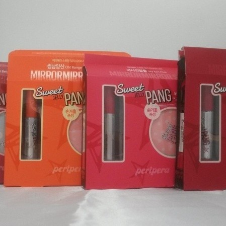 Bán với giá thua lỗ PERIPERA / PERIPERA Jelly Lip Gloss Stick + Hộp gương