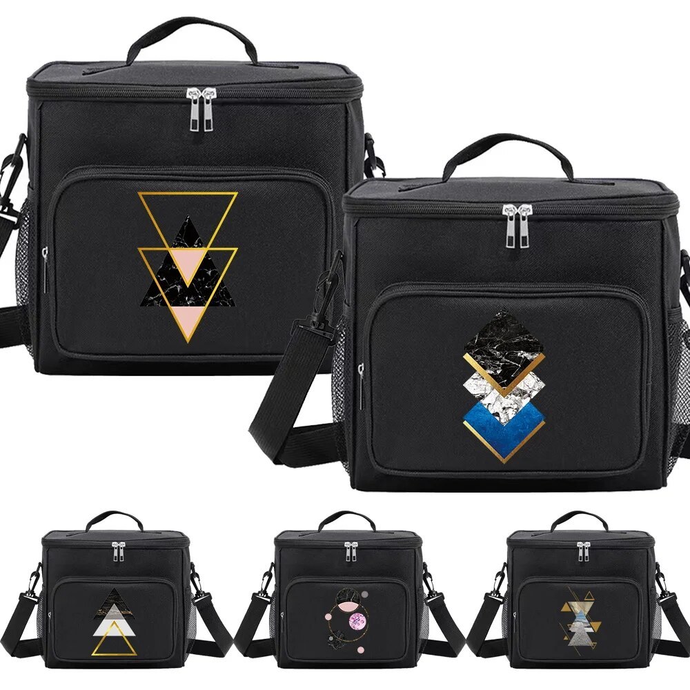 Lunch Bag Portable Cooler Picnic Bag Insulated Thermal Lunch Box Bag