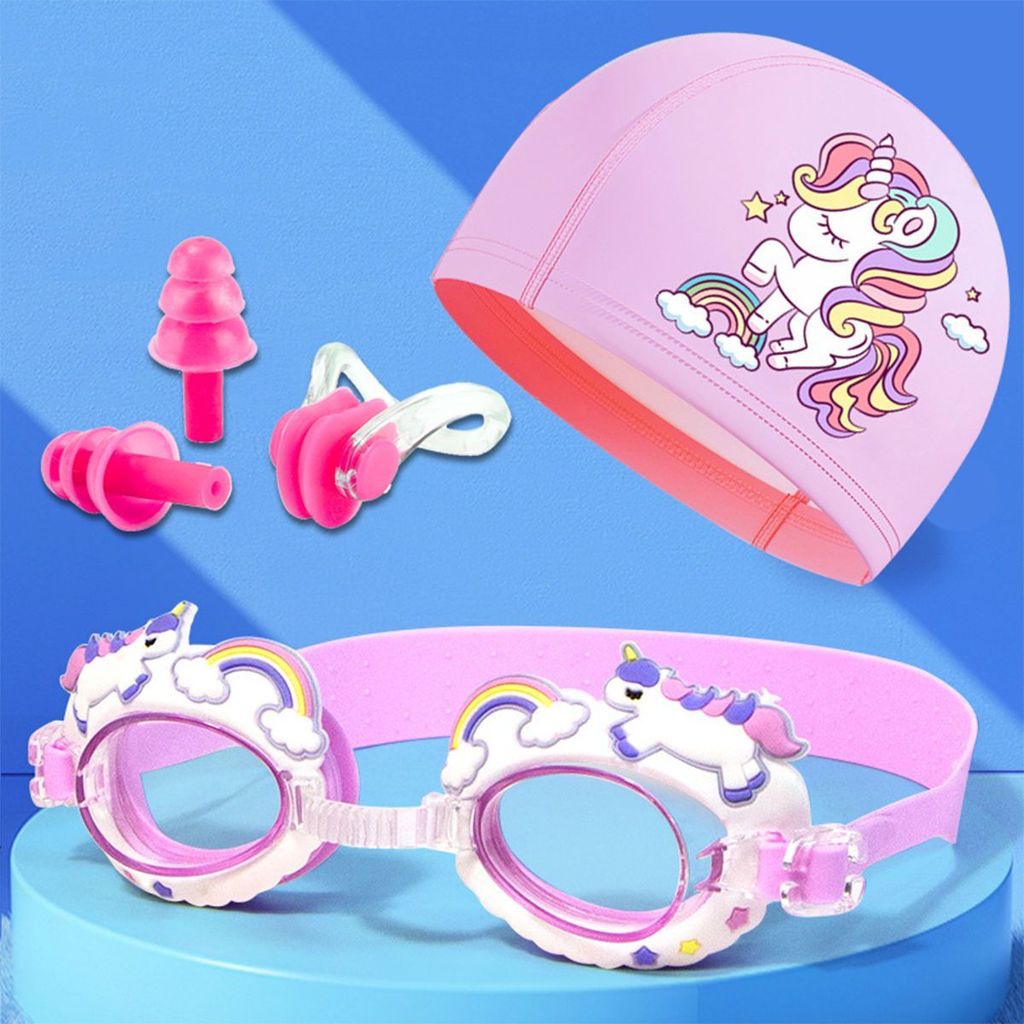 Protective equipment, waterproof swimming cap for girls, children's goggles, baby swimming, high-def