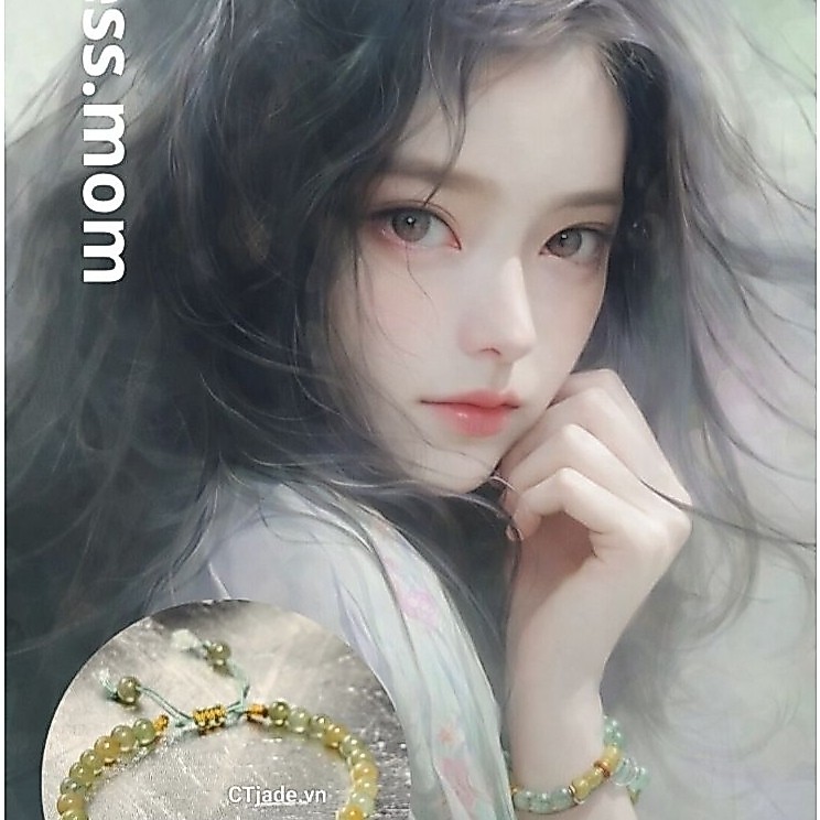 2603283 Vòng chuỗi ngọc Jade A kiểm định Liulab theo vòng phát hành bởi CTjade.vn